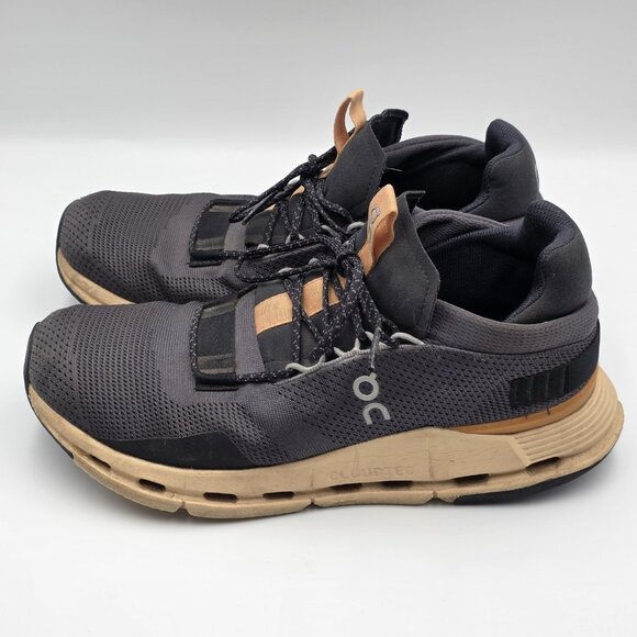 On Cloud CloudNova Eclipse Savannah Gray Running Shoes Sneaker 10 Women 26.98491 - Picture 1 of 10